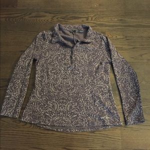 Eddie Bauer Pullover Zip Sweater Large